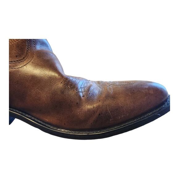 Smoky mountian boots Denver men sz 9.5D brown western cowboy boots leather upper main image 10